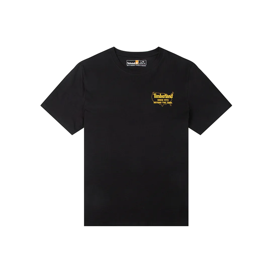 Timberland SS25 T Рубашка Мужская Черная