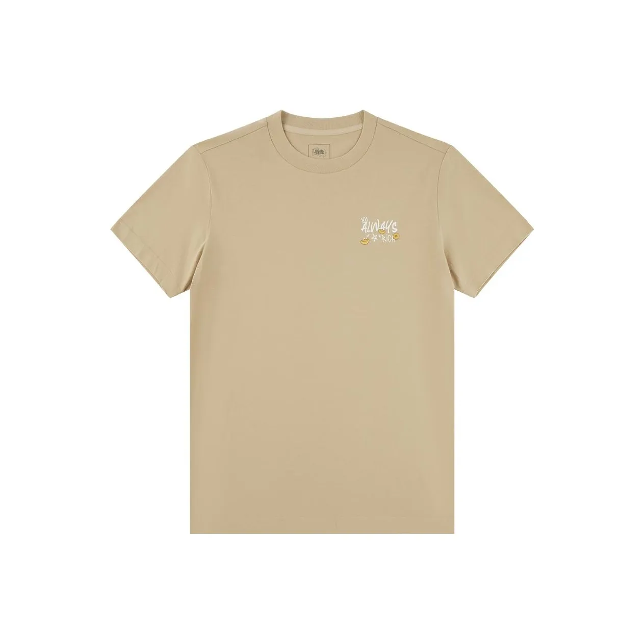 QIAODAN Get rich every day T-рубашка Мужская Орехи