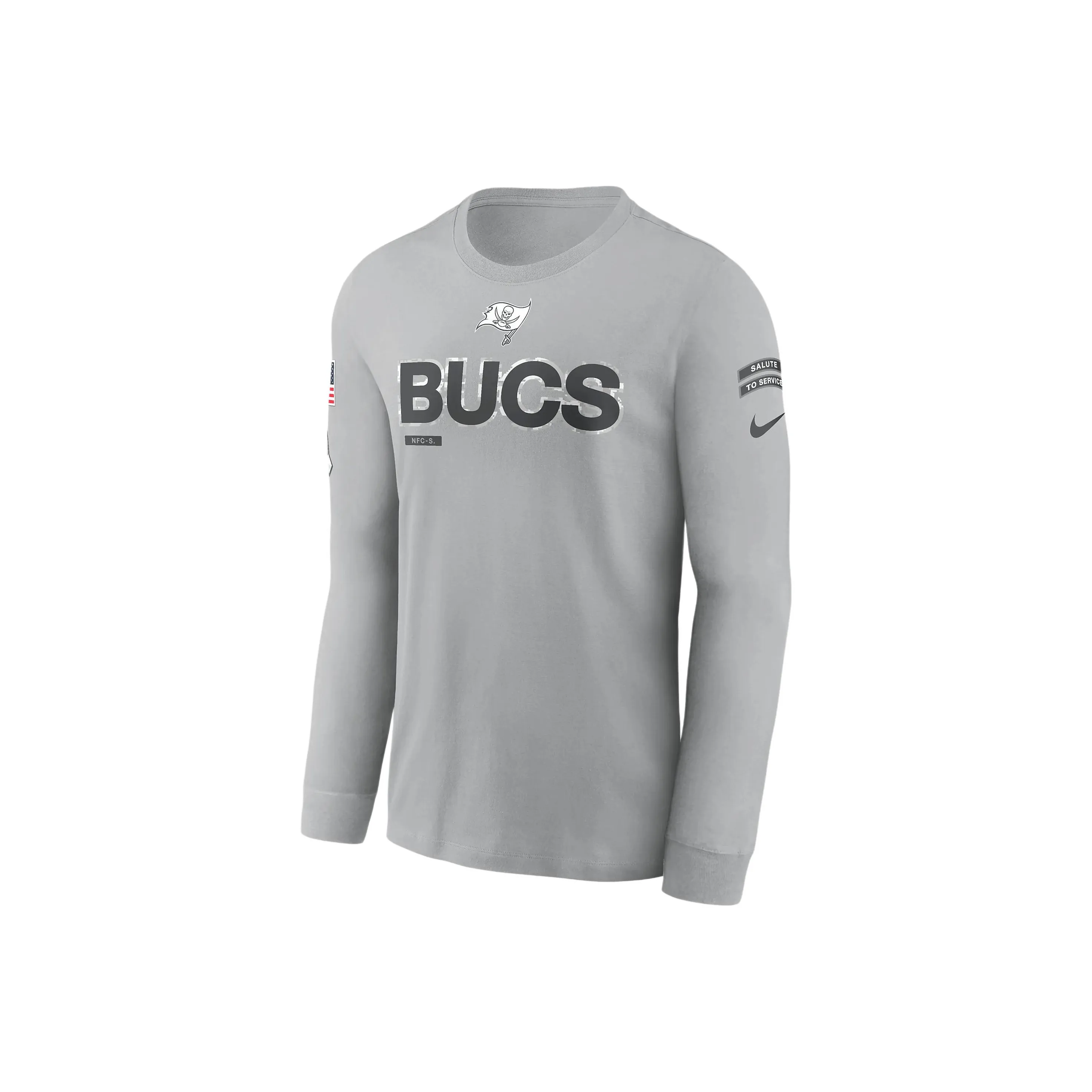 Nike Tampa Bay Buccaneers Salute To Service Mascot Edge Legend Men's Nike Nfl Long Sleeve T Shirt