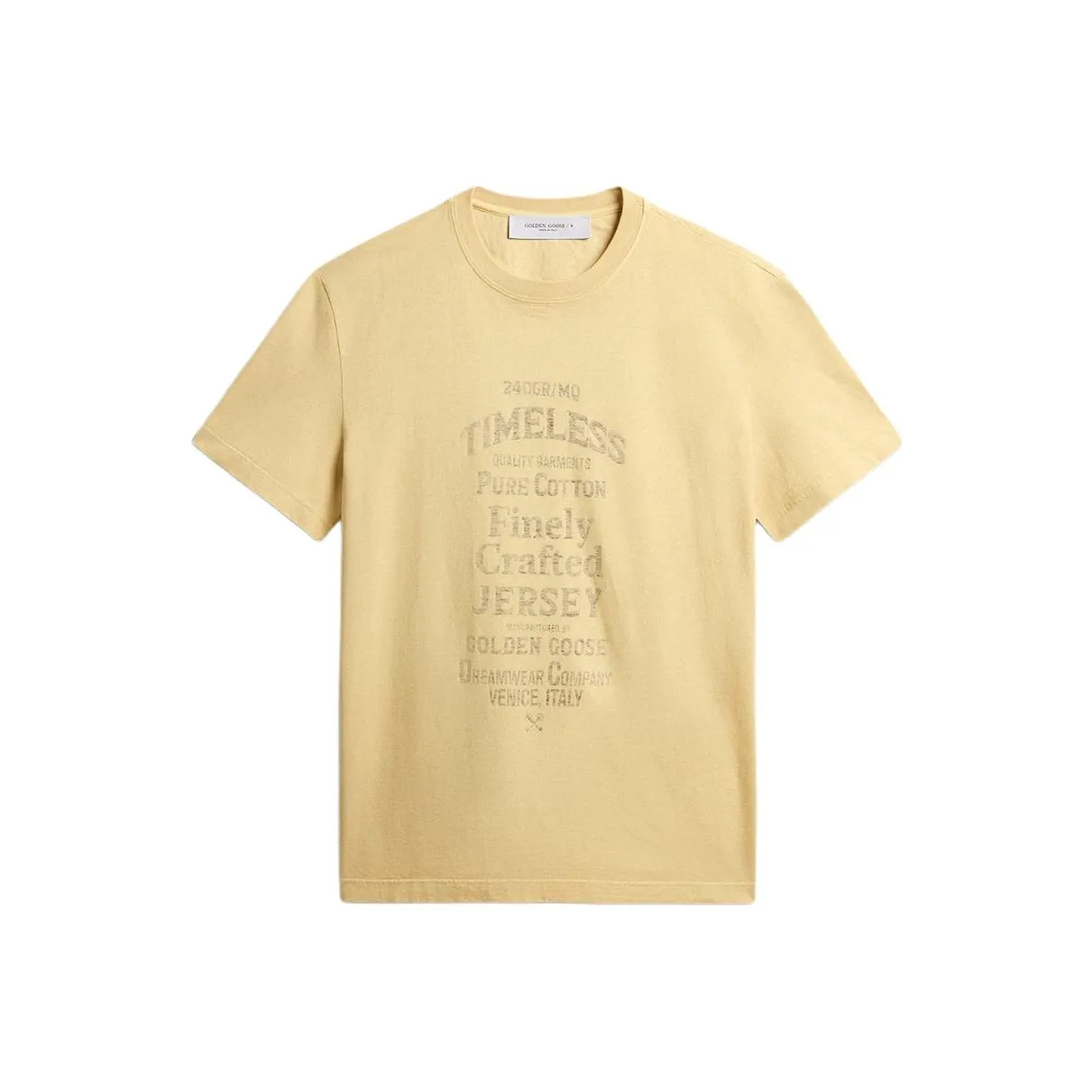 Golden Goose T Shirts Men Yellow