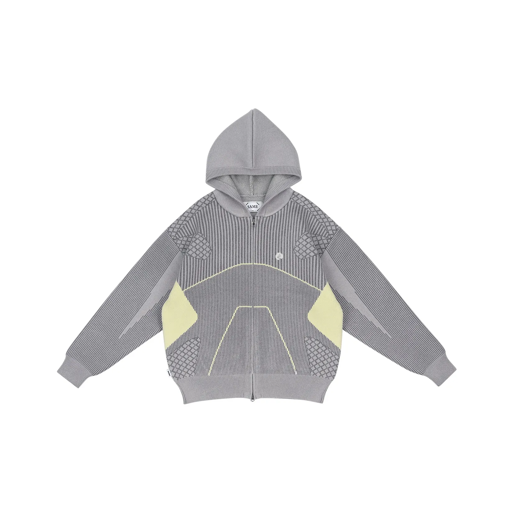 MYSAMESAME Fall Long Sleeved T Shirt Loose Fit Unisex Gray