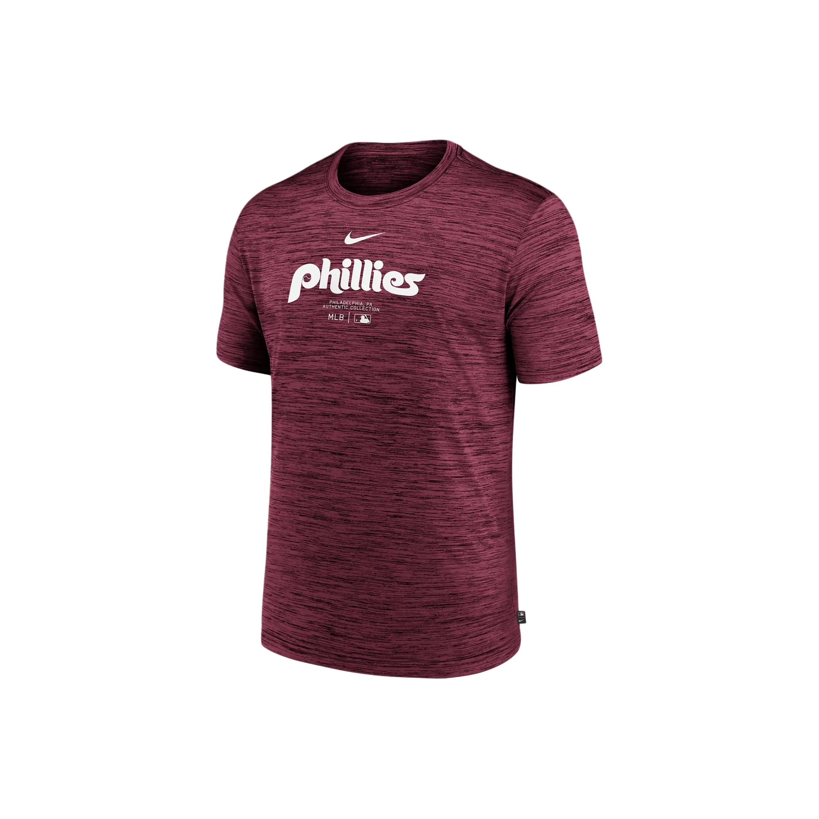 Nike Philadelphia Phillies Authentic Collection Practice Velocity Men's Nike Dri FIT Mlb T Shirt