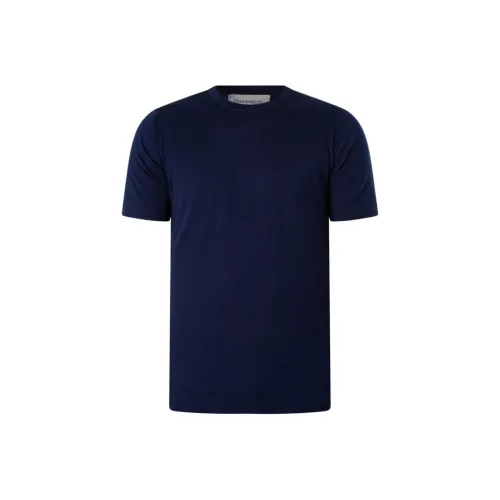JOHN SMEDLEY Blue Мужские Рубашки