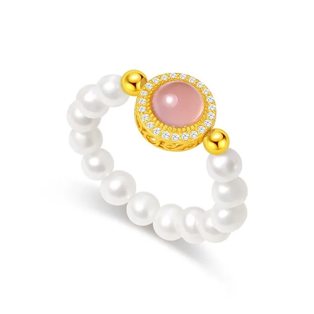 CHJ JEWELLERY Pearl Rings Women's