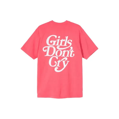 Girls Don't Cry Розовая Унисекс Футболка