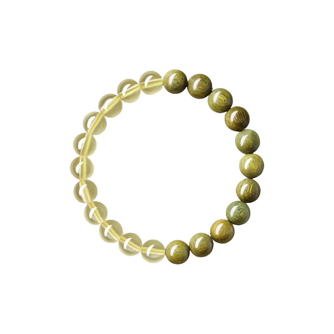 ZHIZUO Green Sandalwood Bracelets Unisex