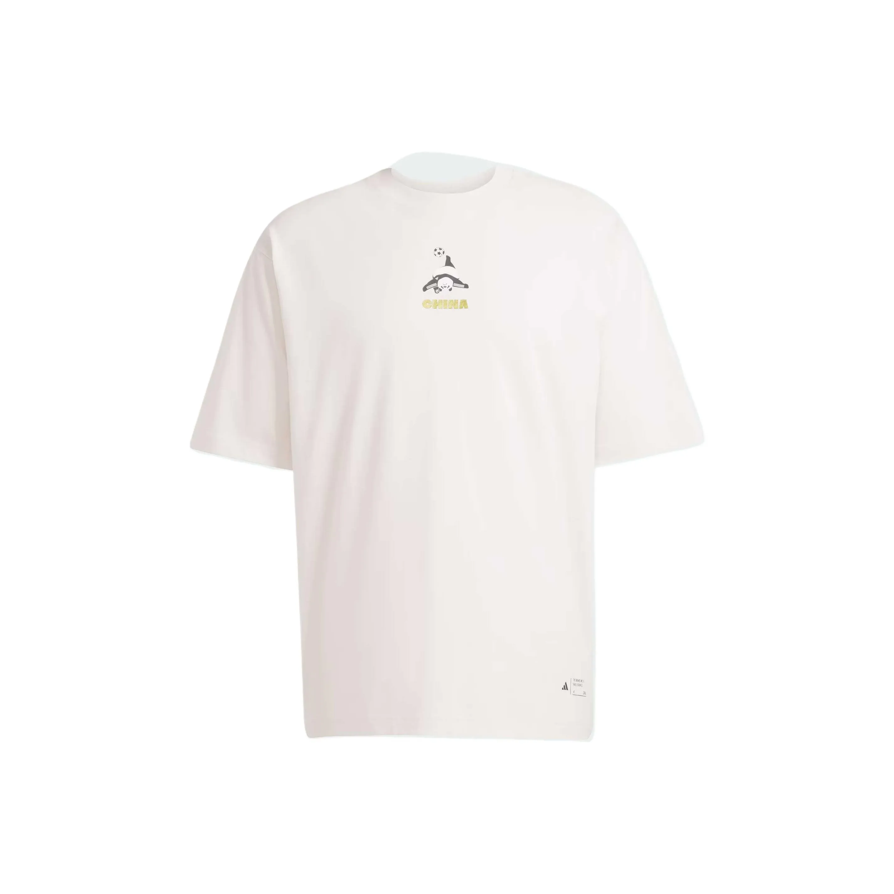 Adidas M PANDA GOAL T T Shirt Unisex Wonder Quartz