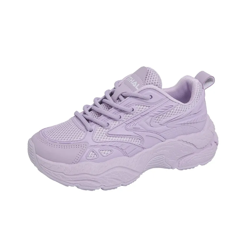BINGO DUCK Coverage Slip Resistant Height Increasing Low Top Chunky Sneakers Women's