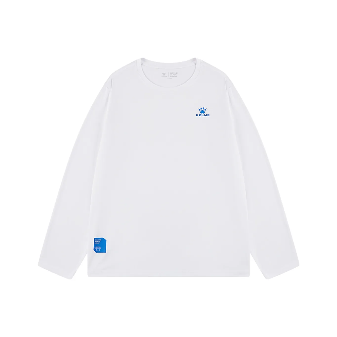 KELME Круглый вырез Длинный рукав Т-рубашка Унисекс