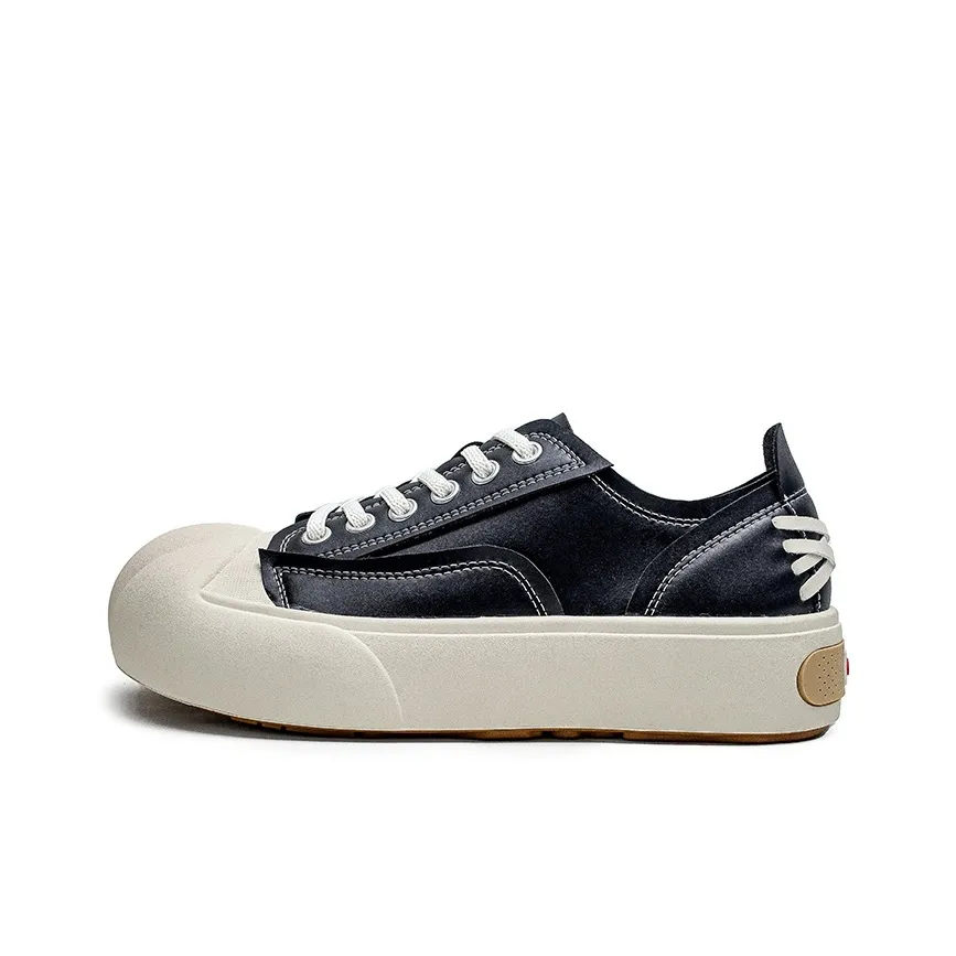 ESTEE GEEA Low Top Skateboard Shoes Unisex Black