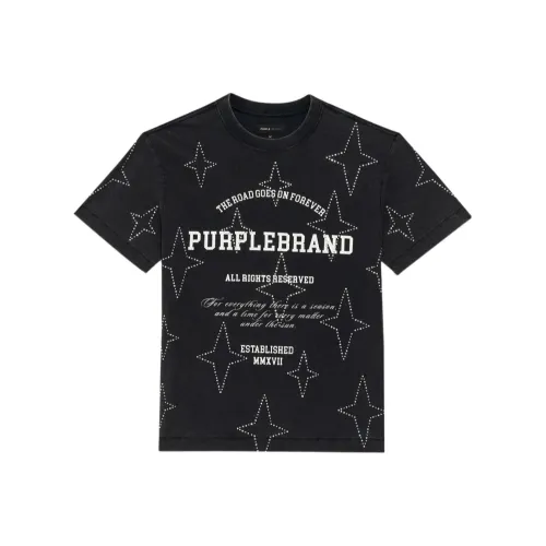 Purple Brand Черная Мужская Рубашка