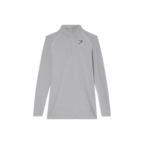 GYMSHARK Силуэт Серый Мужские Рубашки
