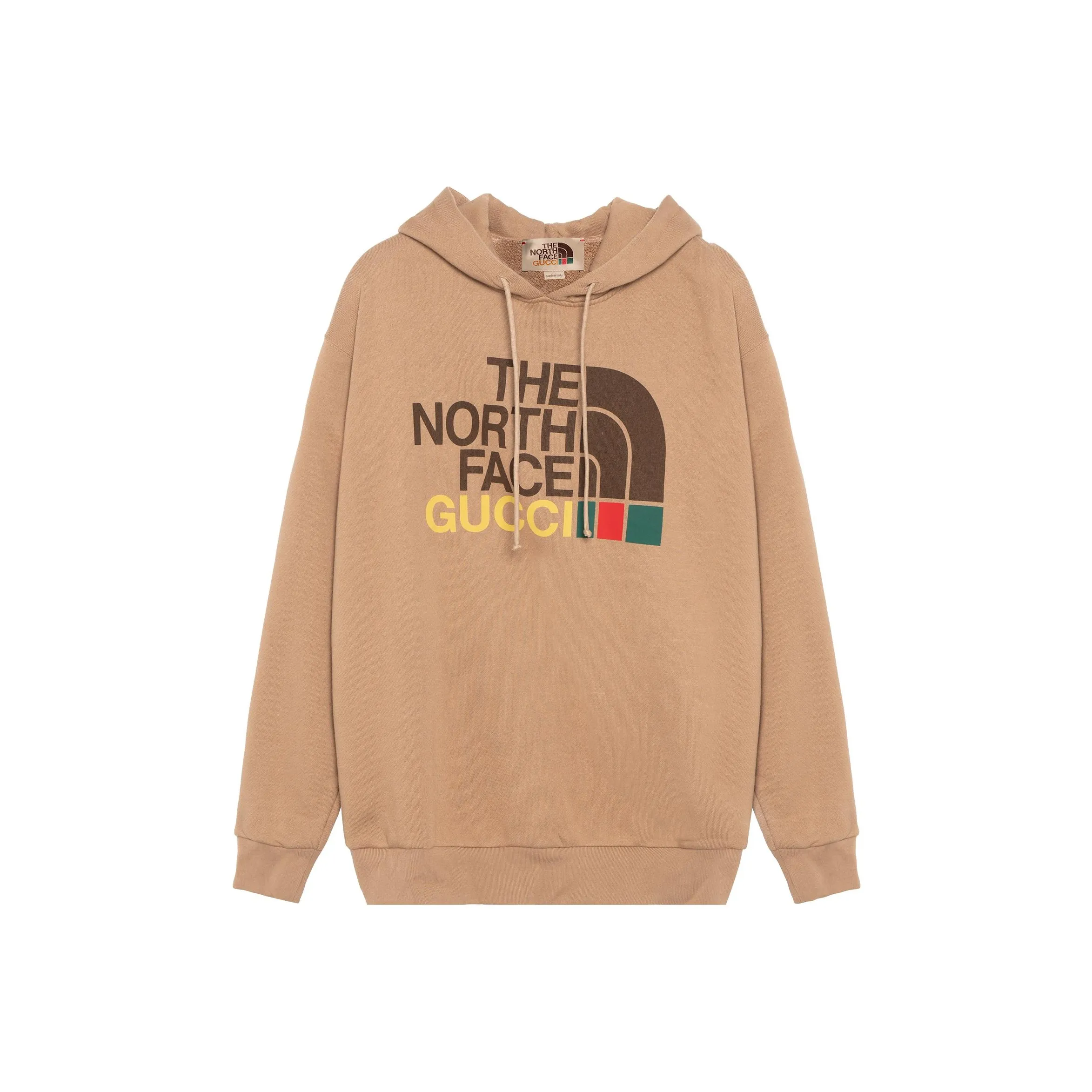 GUCCI X The North Face Cotton Hoodie Brown