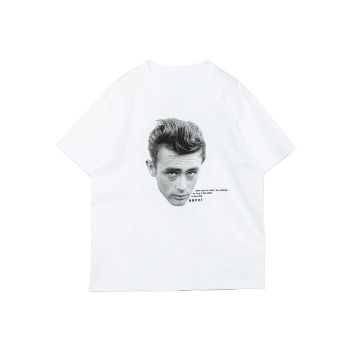 sacai James Dean Collaboration Белая Унисекс Футболка