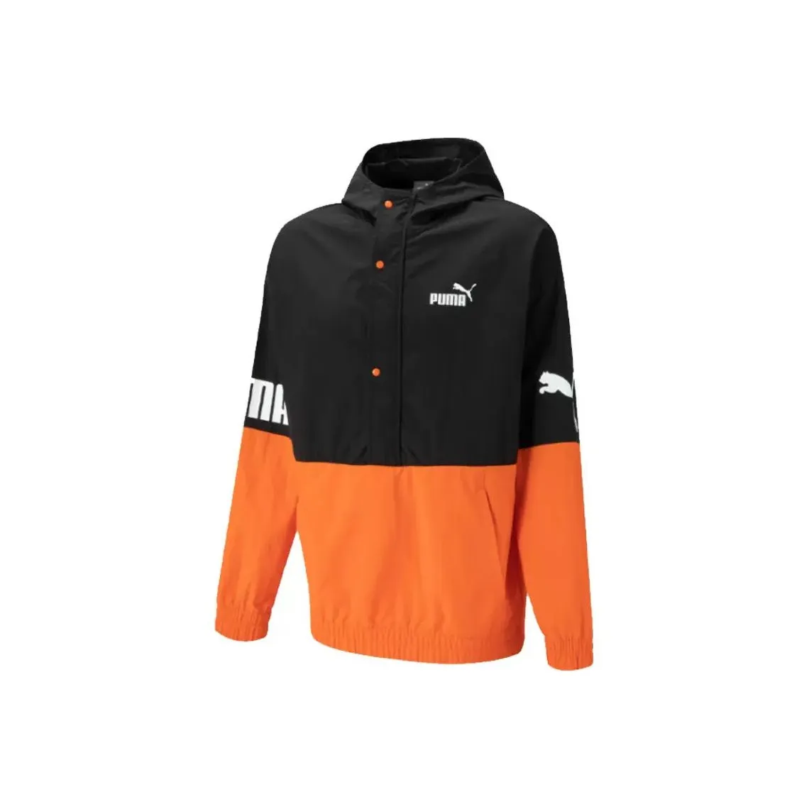 PUMA Толстовка Мужская Черный Оранжевый