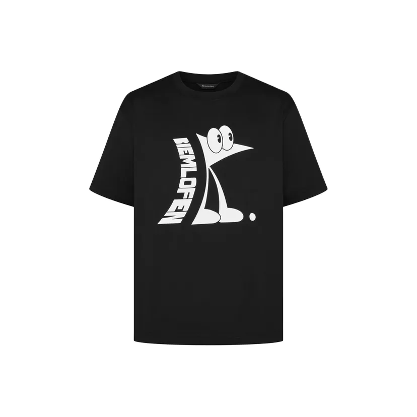 Biyin Leufen Hattie Collaboration Collection Коллекция T-рубашка Свободный крой Унисекс