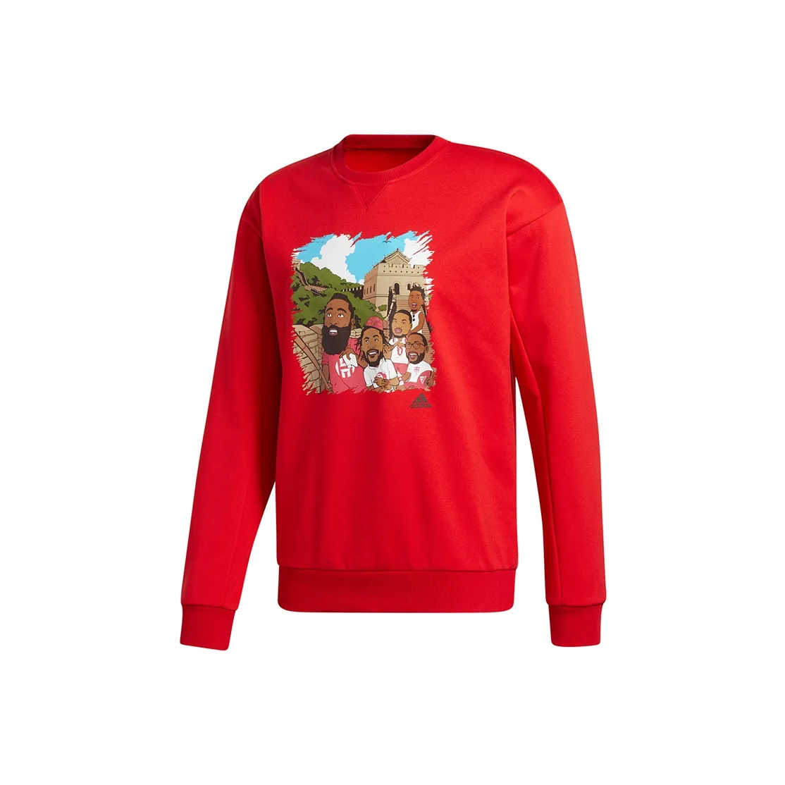 Adidas Red Men's Hoodies Адидас Красный Мужские Толстовки