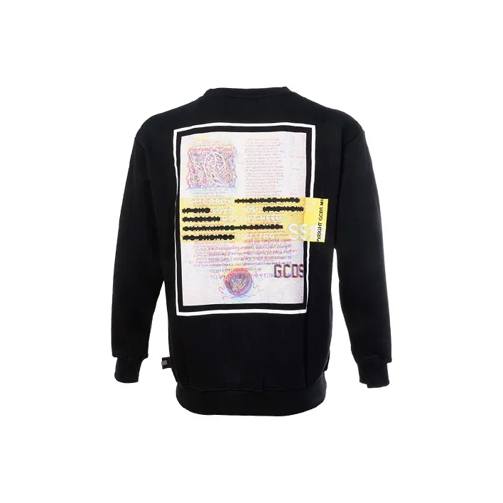 GCDS Черные Мужские Свитшоты