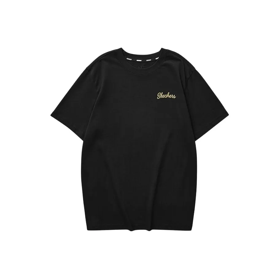 Skechers T Shirt Unisex Carbon Black