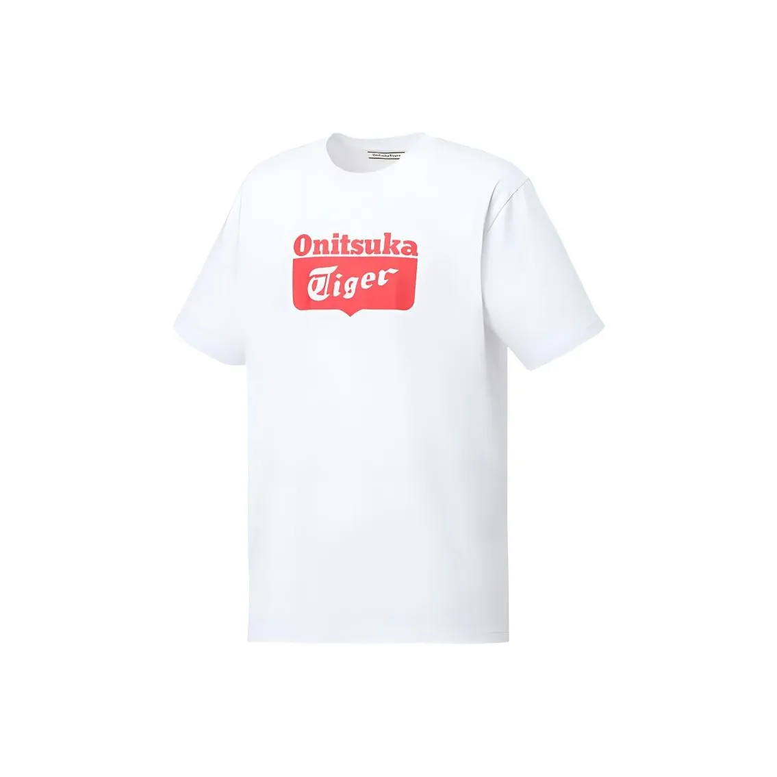 Onitsuka Tiger T Shirt Unisex White Red
