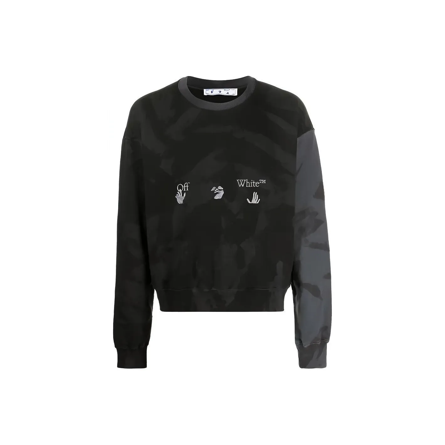 Off Белый SS21 Черный Мужские Толстовки