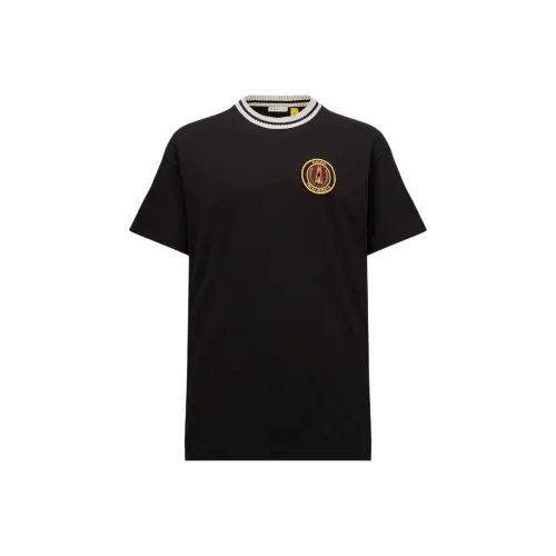 MONCLER GENIUS Palm Angles Collaboration Collection Черная Унисекс Рубашка T