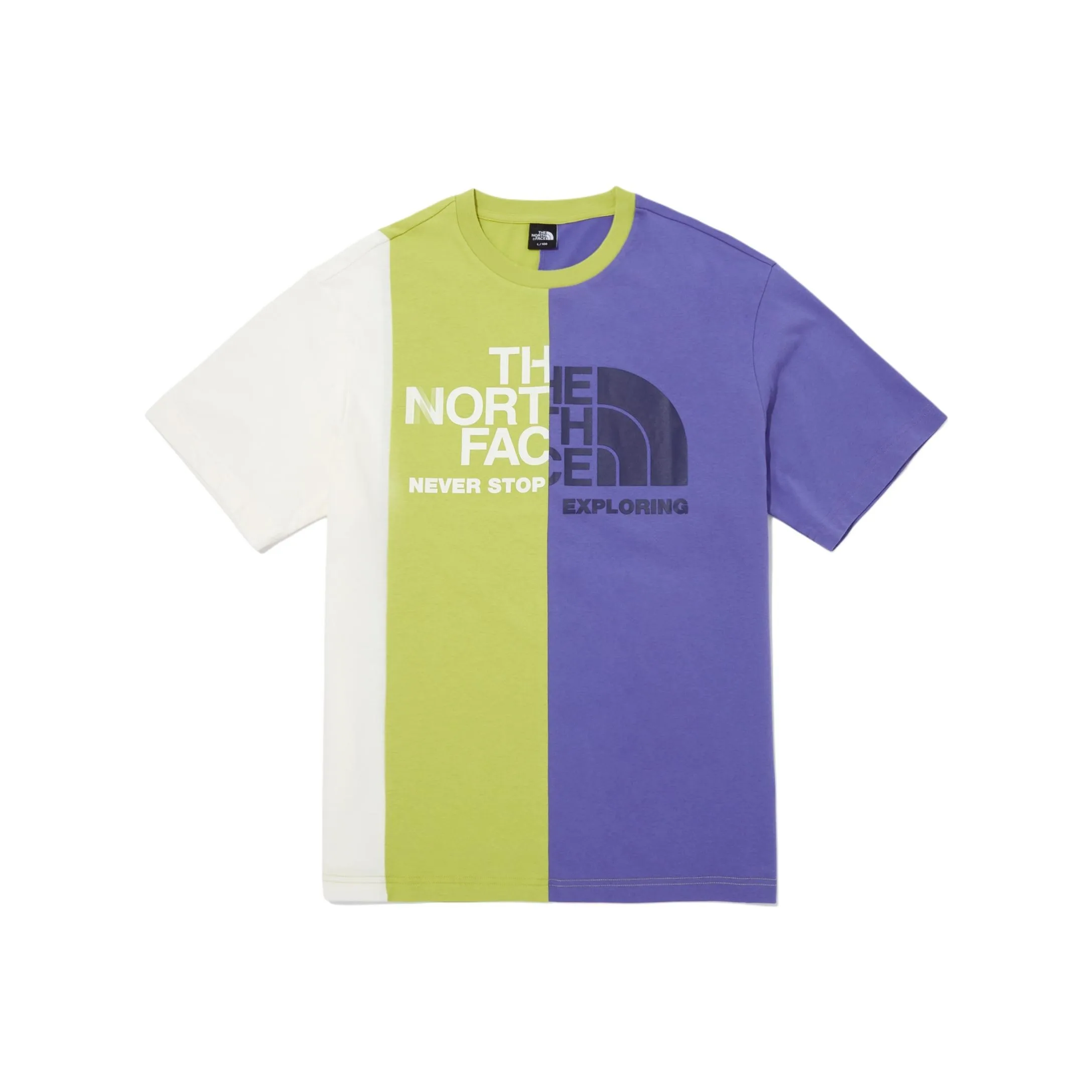 THE NORTH FACE PATCHED LANE T-Shirt Unisex Yellow Stone Gray