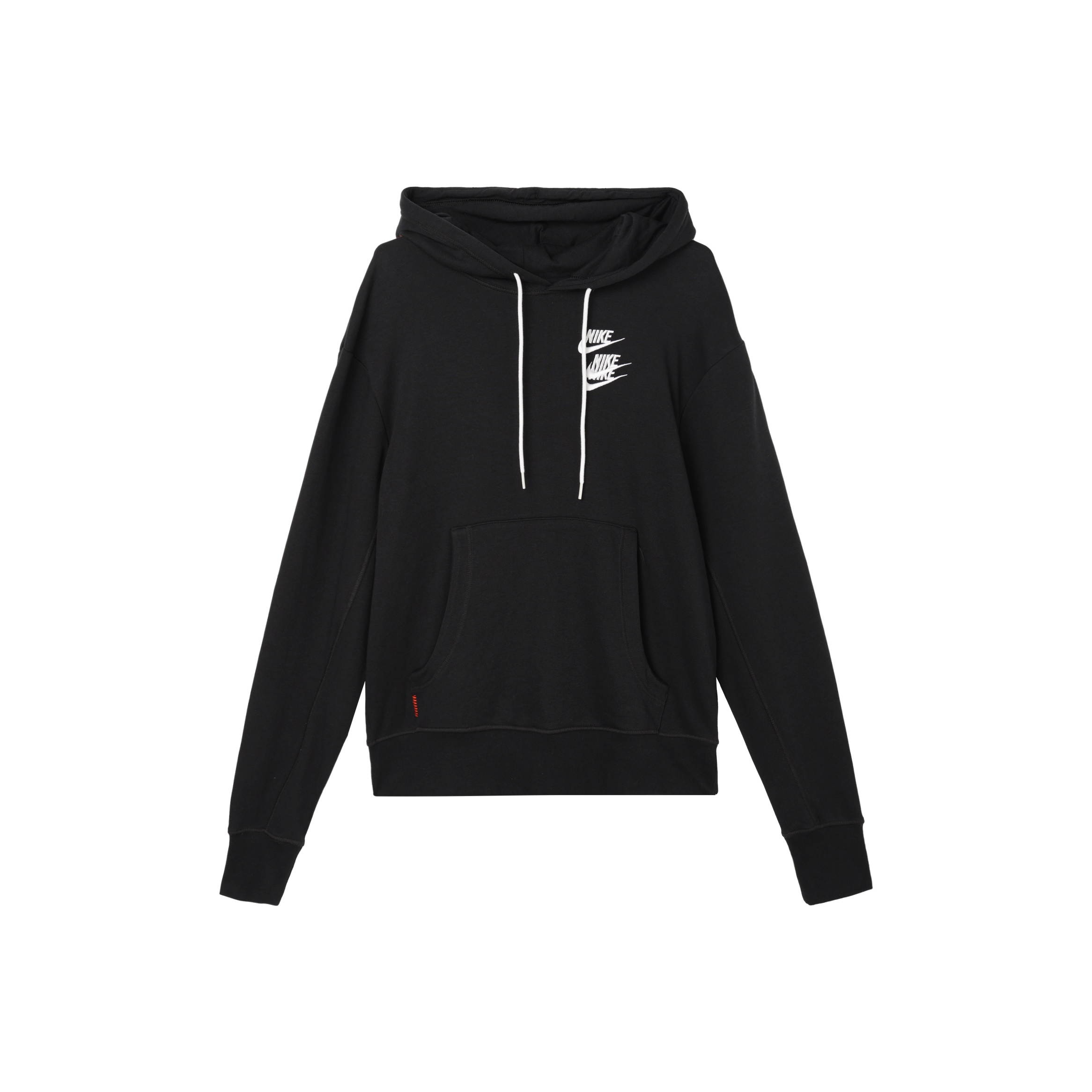 nike swoosh on tour pack hoodie in black