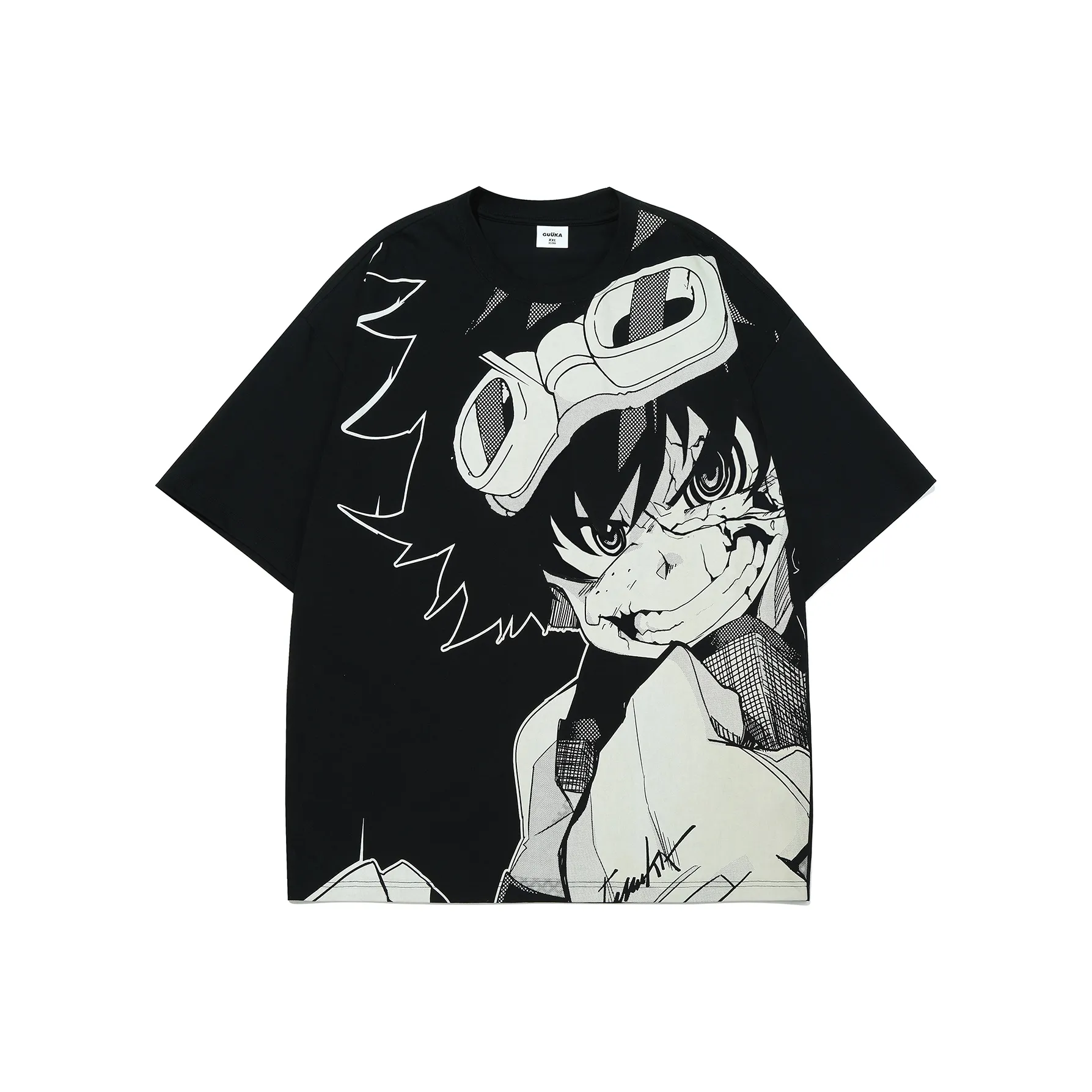 Guuka Short Sleeved T Shirts Unisex Black
