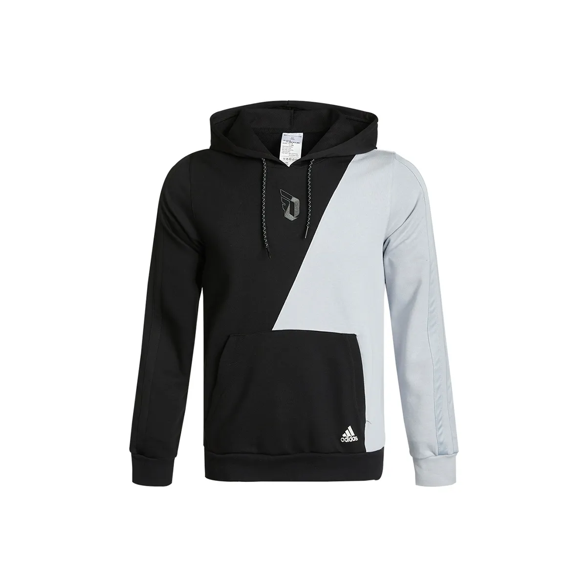 Adidas Толстовка Мужская Черная Серый