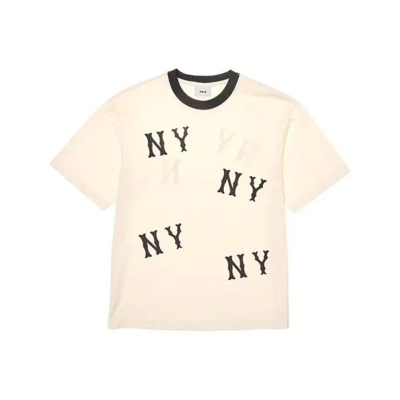 MLB Base Logo Нью-Йорк Янкис T-Shirt Унисекс Кремовый