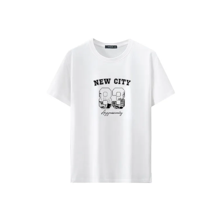 Jean West Summer T Shirt Men's White