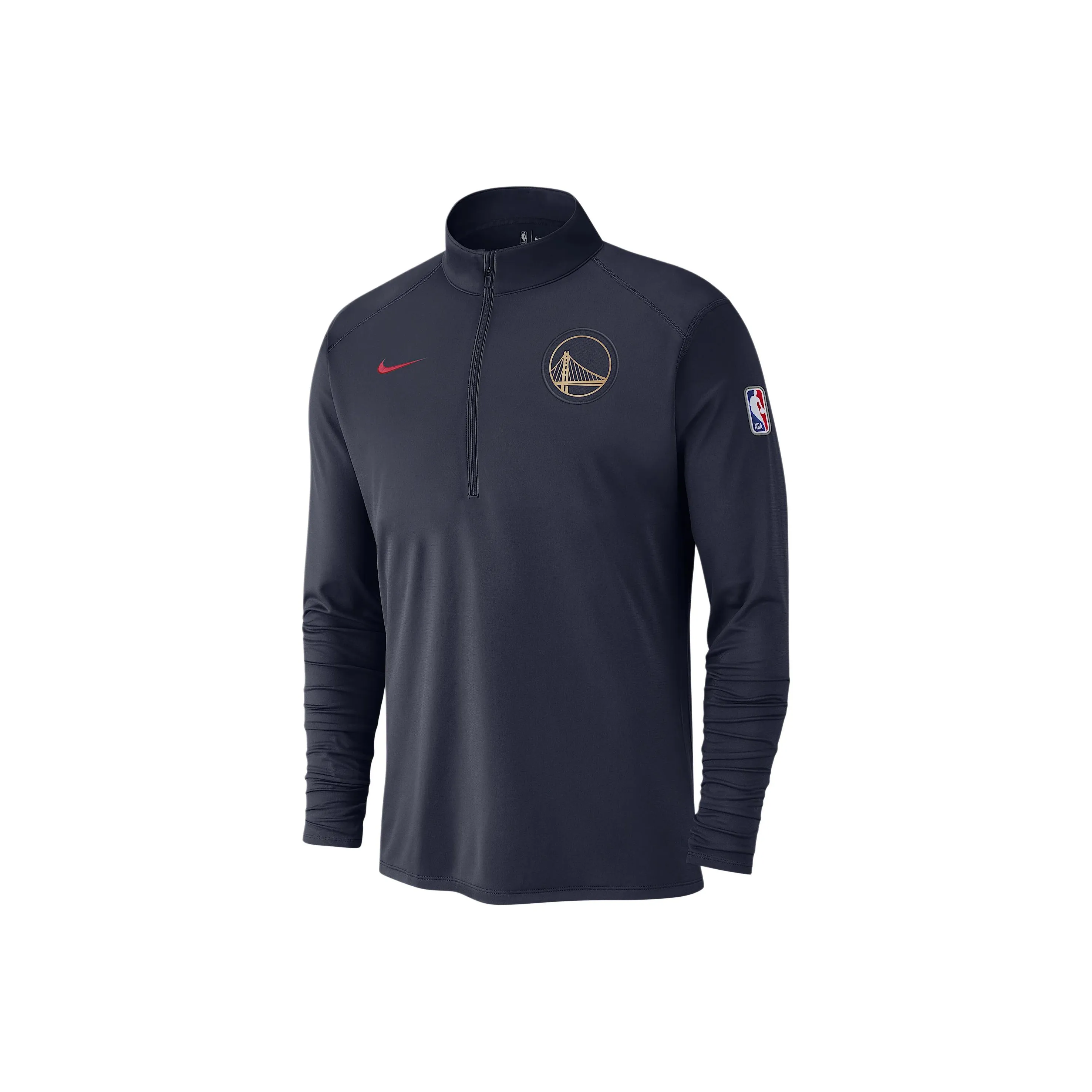 Nike Golden State Warriors City Edition Men's Nike Dri FIT Nba 1/2 Zip Long Sleeve Top