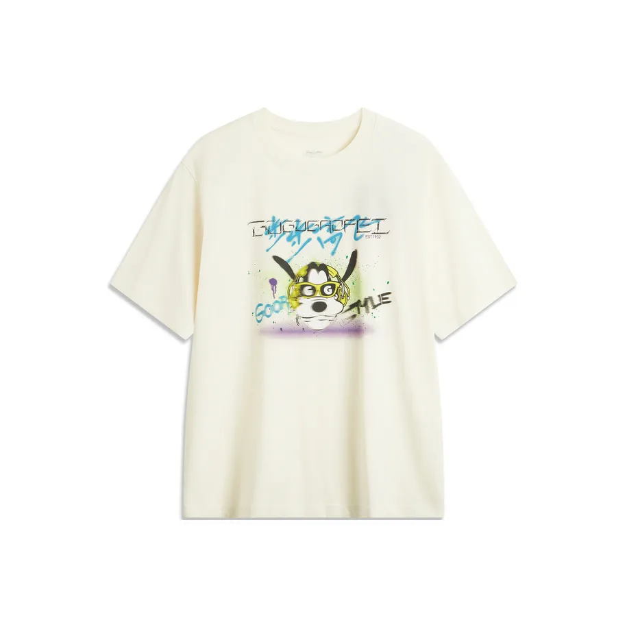 LiNing x Disney T Shirt Men's Ecru