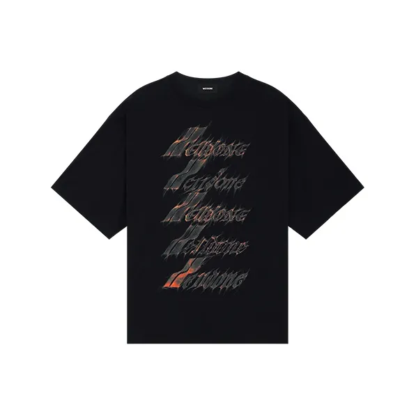 WE11DONE Logo Print T shirt
