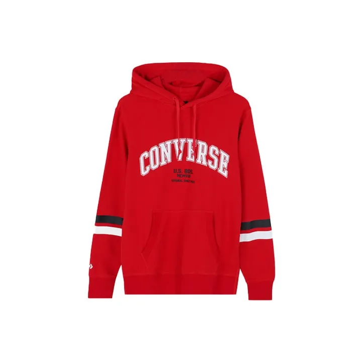 Конверс Collegiate Text Красный Мужской Свитшот