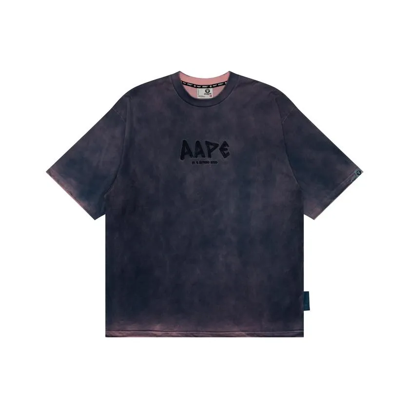Aape Logo embroidered Cotton T shirt