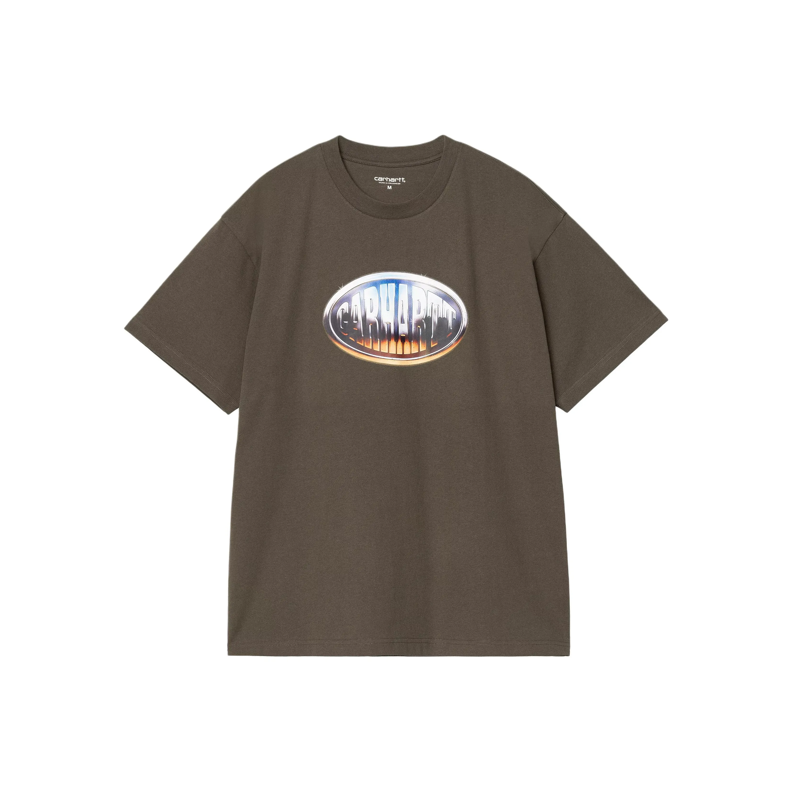 Carhartt WIP SS25 S S BIG Time T-Shirt T-Shirt Мужской Коричневый