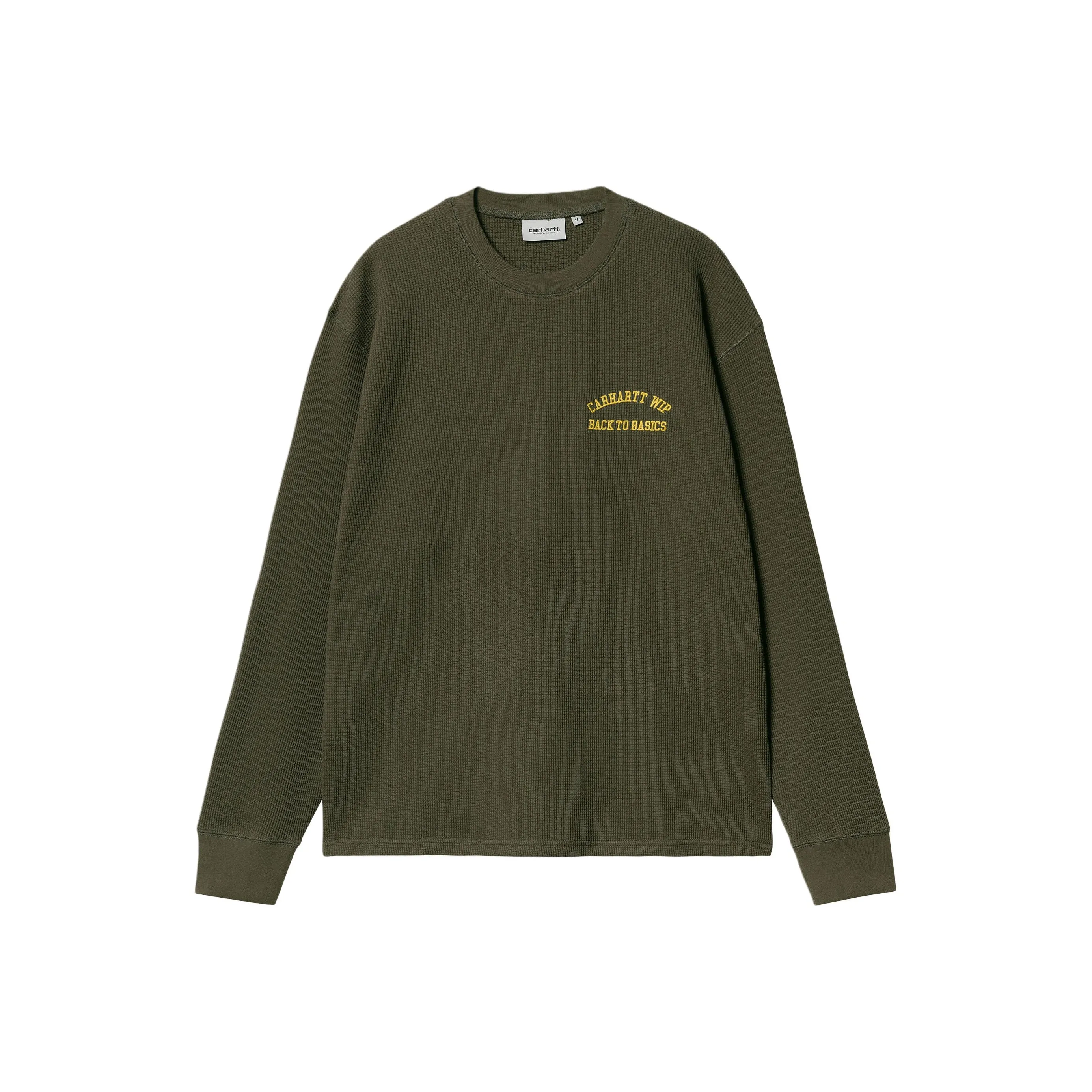 Carhartt WIP SS24 L S BASICS Script T-Shirt T-Shirt Unisex Green