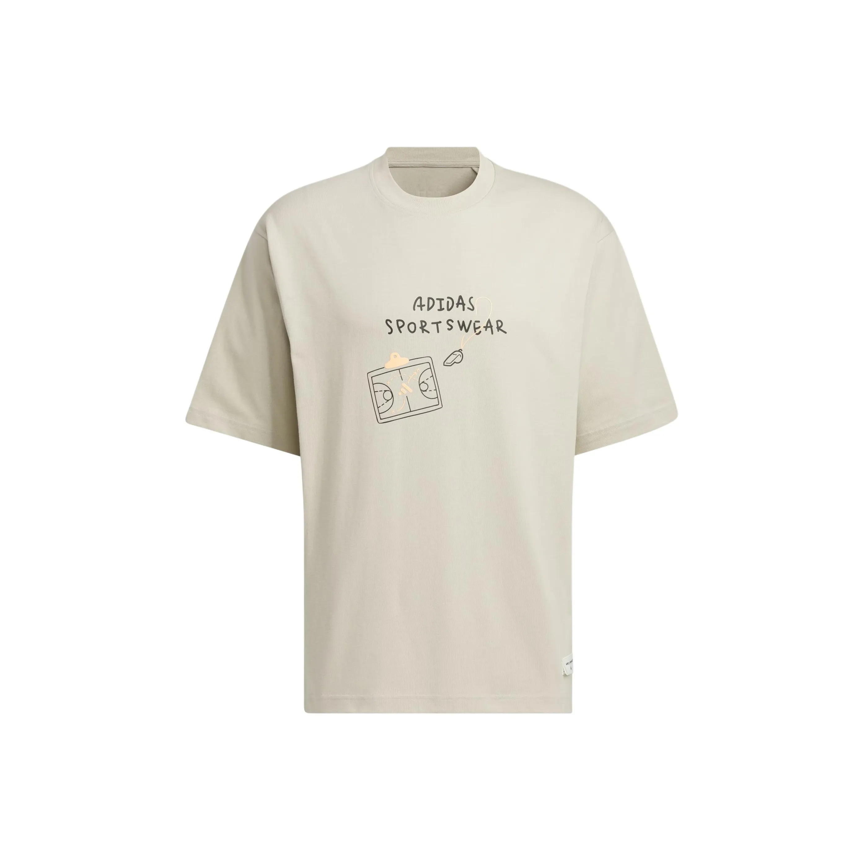 Adidas T-Shirt Мужская Светло-Серый