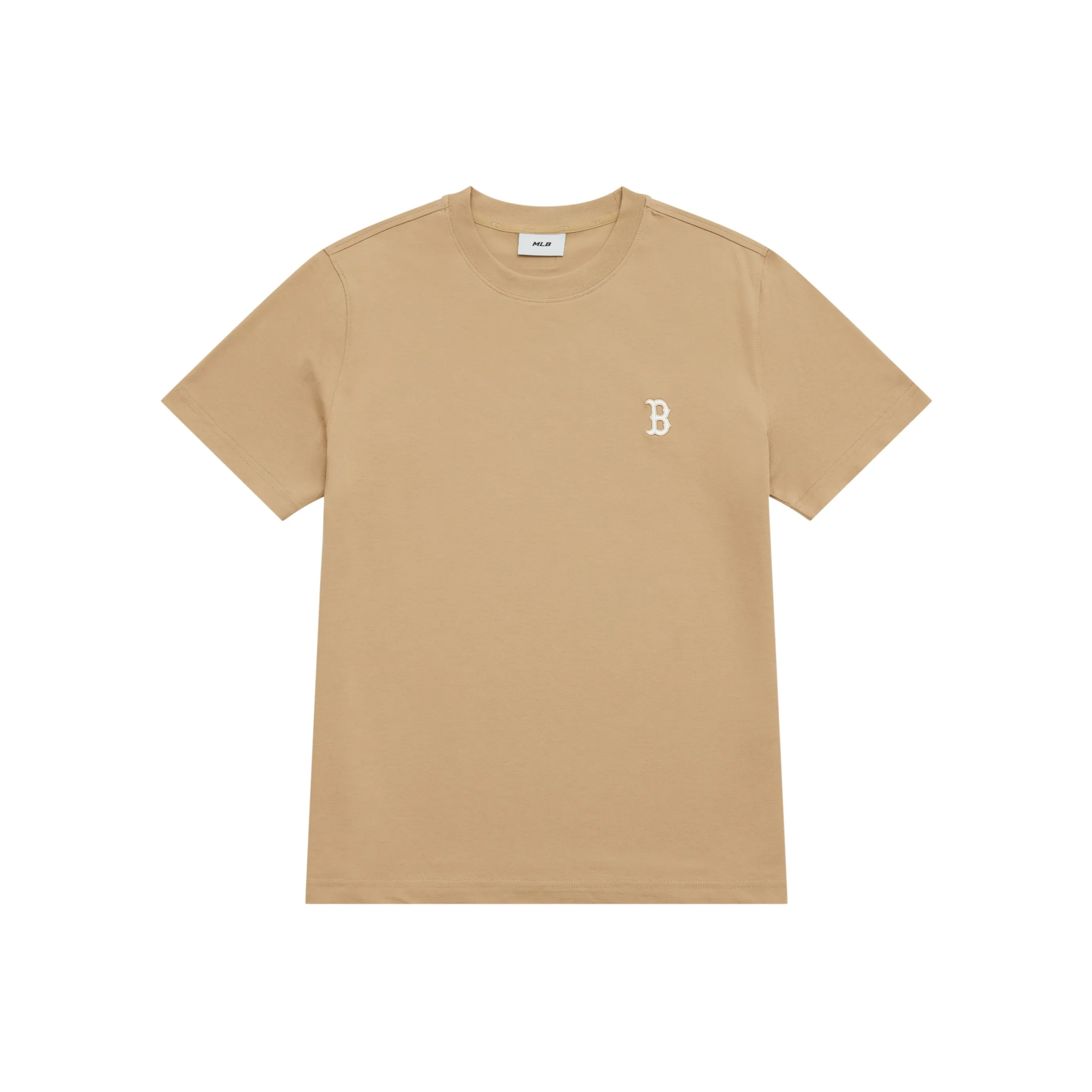 MLB Boston Red Sox Basic Collection SS25 T Shirt Unisex Beige Yellow