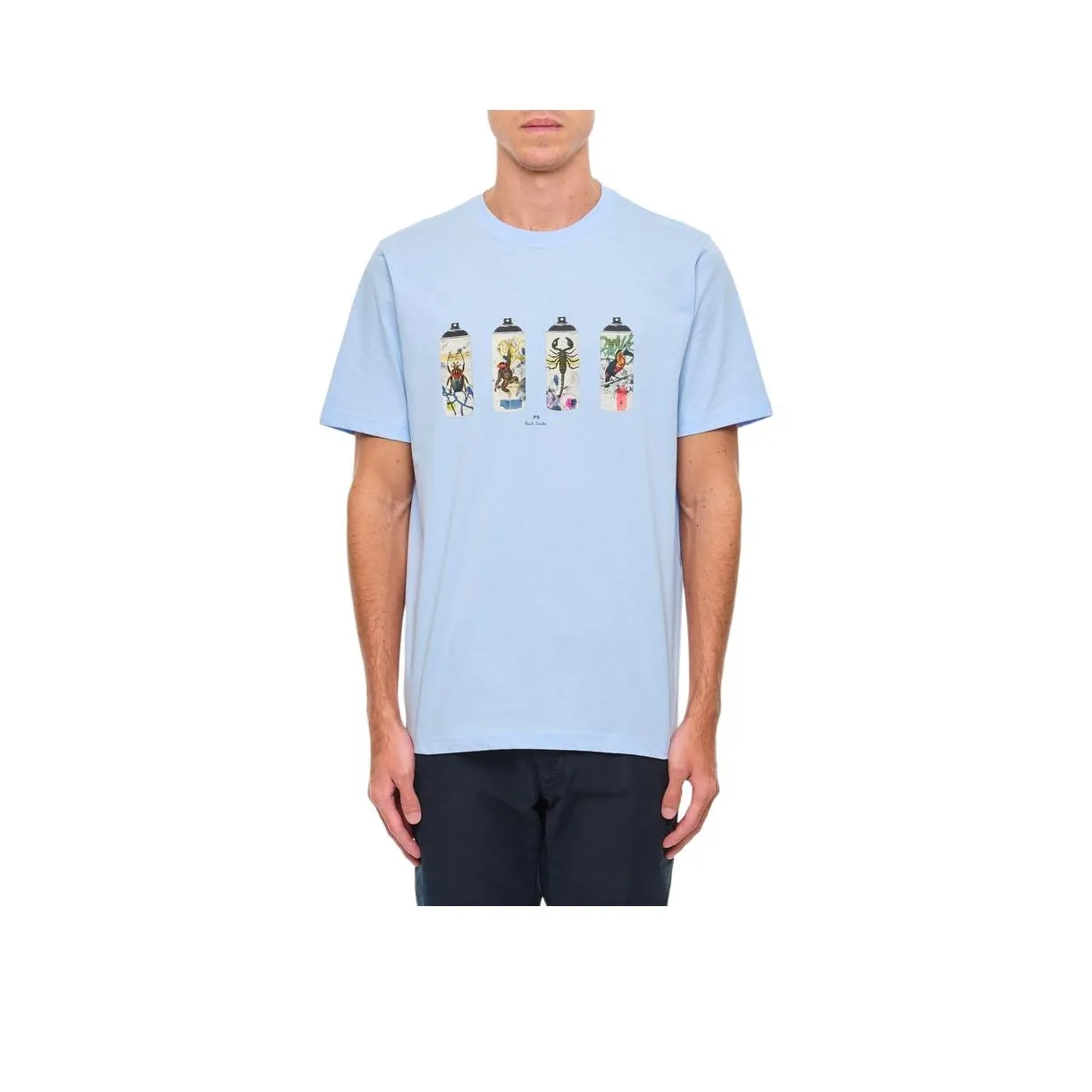 Paul Smith Spray Cans Print Crewneck T Shirt