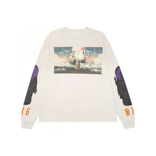 SAINT Mxxxxxx Экрю Унисекс T Рубашки