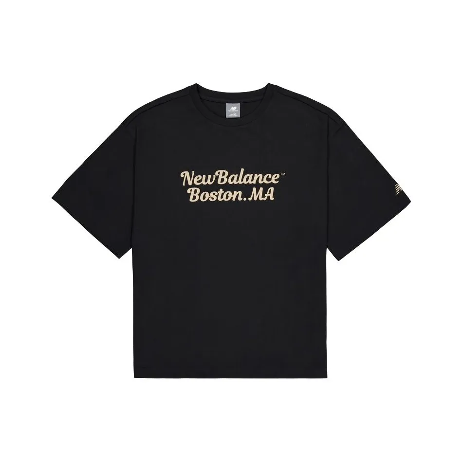 New Balance совместная футболка T Мужская Черная