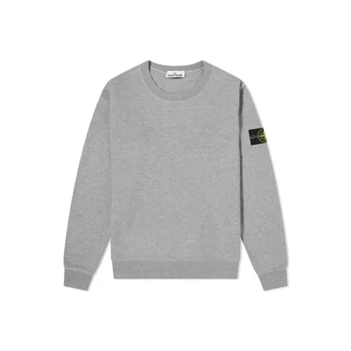 STONE ISLAND Серый Мужские Свитшоты