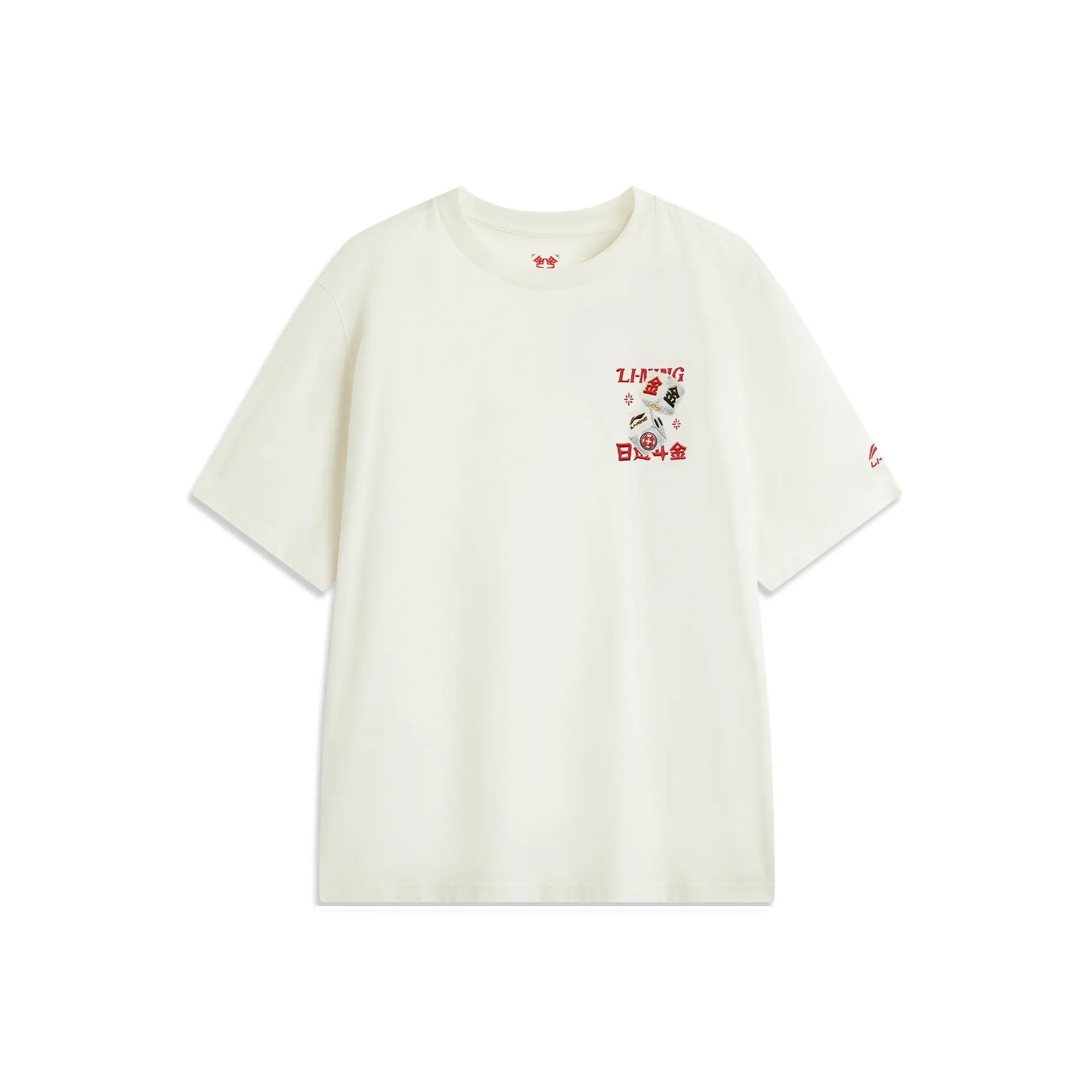 LINING Rijin Doujin Collection T-Shirt Мужской Экрю