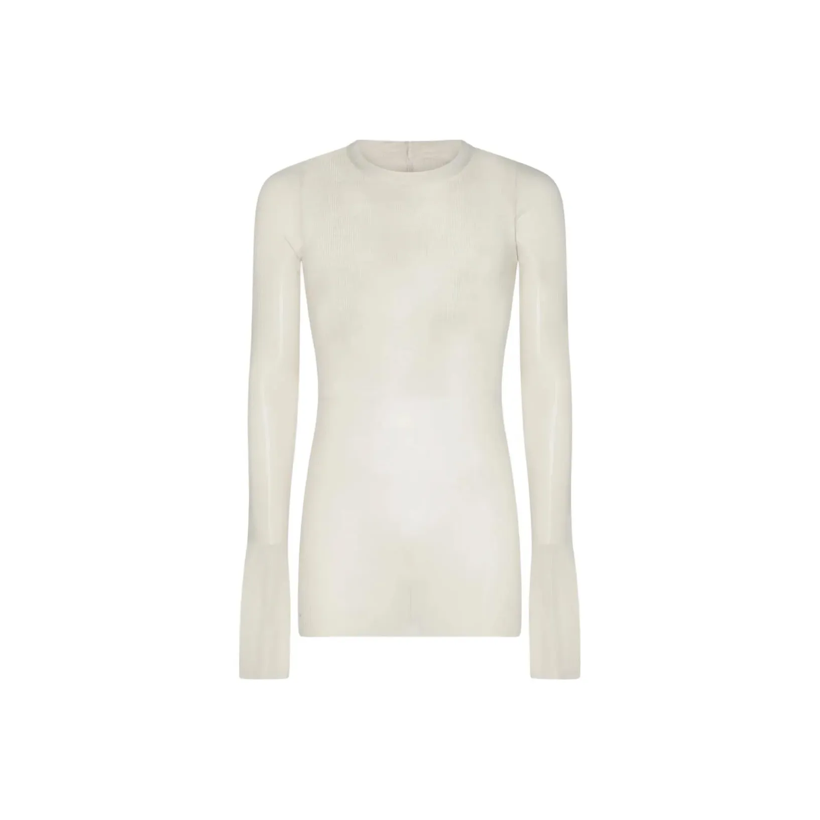 RICK OWENS Long Sleeved Ribbed T Shirt