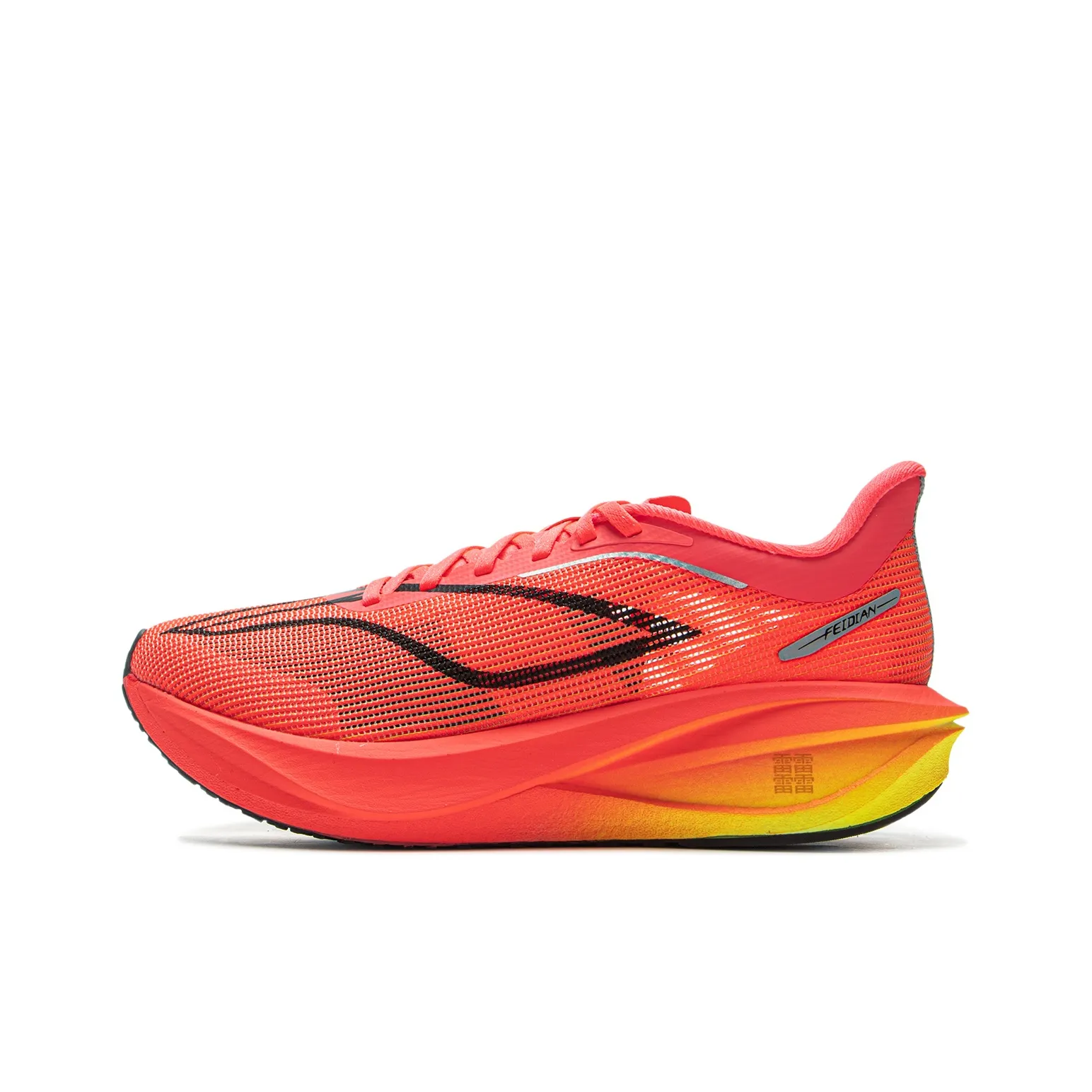 Feidian 5 Challenger Беговые кроссовки Низкий топ Красный Женские