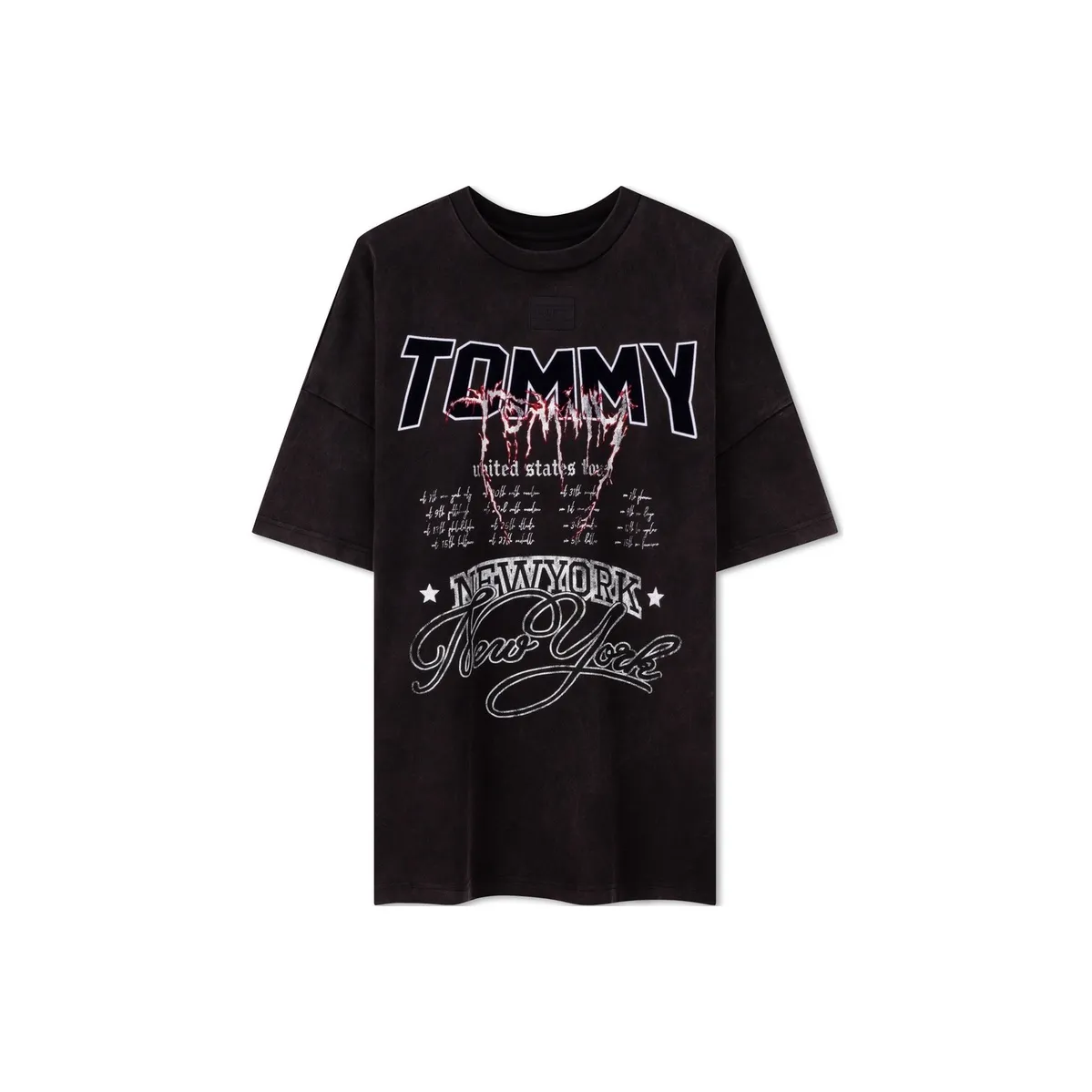 Tommy Hilfiger Drop Shoulder Sleeve T Shirt Unisex