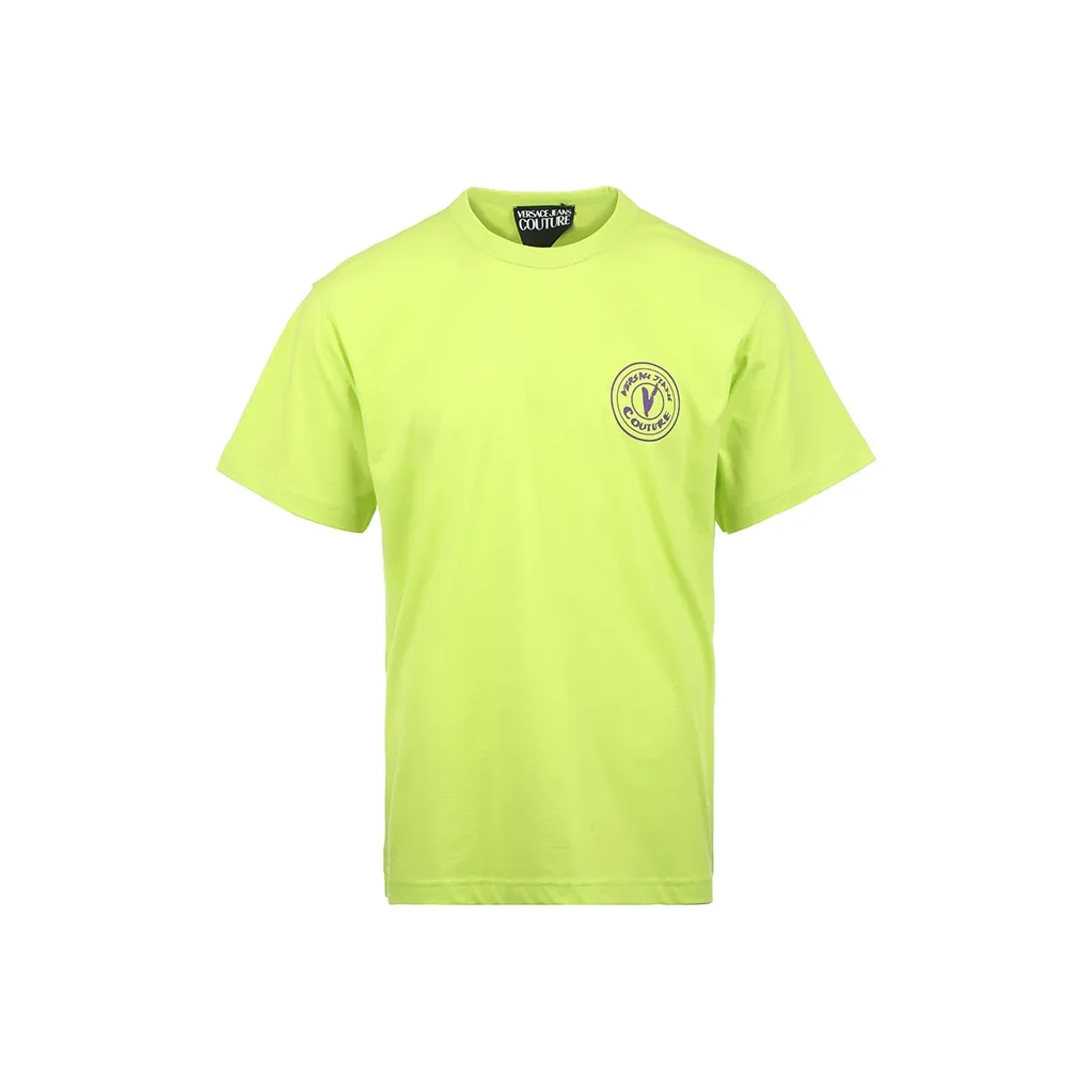VERSACE JEANS COUTURE SS25 T-Shirt Мужской Зеленый